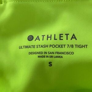 Athleta Bright Lime 7/8 Leggings